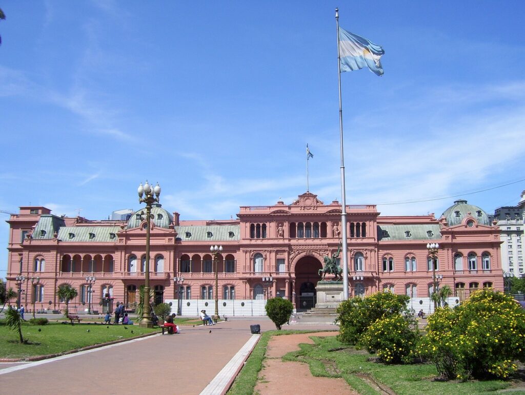 Casa Rosada - sede de la presidencia de la República Argentina. Fuente: Pixabay